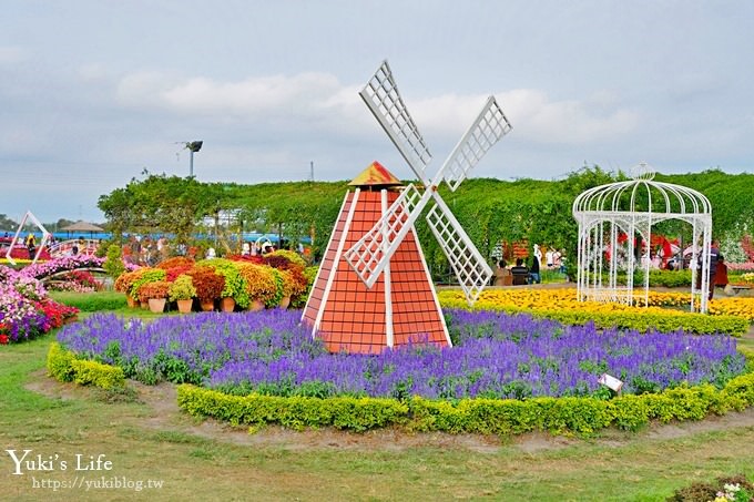 台中景點【中社觀光花市】歐式花海庭園全年可賞花×台中親子烤肉好去處！ - yuki.tw