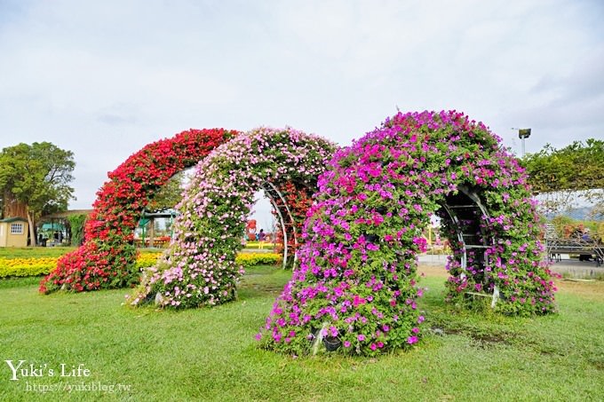 台中景點【中社觀光花市】歐式花海庭園全年可賞花×台中親子烤肉好去處！ - yuki.tw