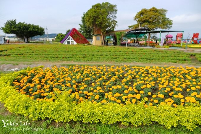 台中景點【中社觀光花市】歐式花海庭園全年可賞花×台中親子烤肉好去處！ - yuki.tw