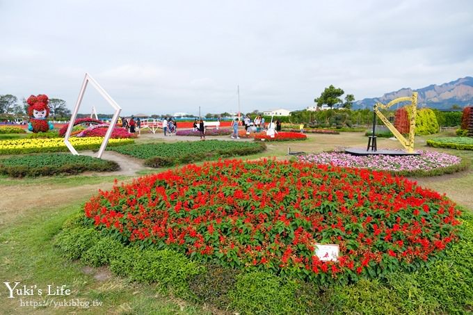 台中景點【中社觀光花市】歐式花海庭園全年可賞花×台中親子烤肉好去處！ - yuki.tw