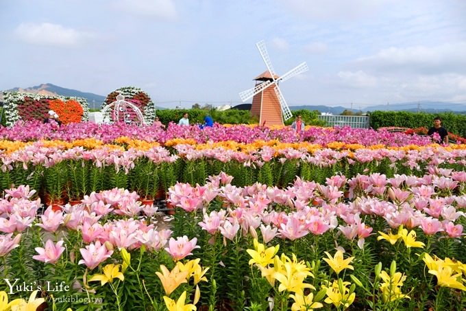 台中景點【中社觀光花市】歐式花海庭園全年可賞花×台中親子烤肉好去處！ - yuki.tw