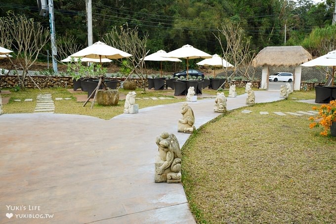 新竹竹東庭園咖啡【莫內咖啡】峇里島南洋風景觀餐廳×親子與車聚熱門餐廳 - yuki.tw