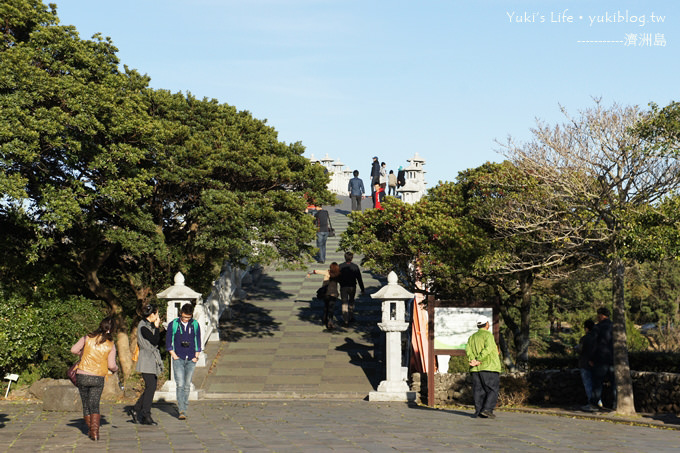 韓國濟洲島旅行【天地淵瀑布】(仙臨橋、五福泉、天帝樓)‧走過仙女橋.祈願五種福份 - yuki.tw