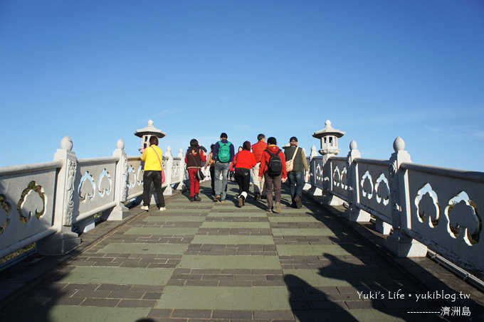 韓國濟洲島旅行【天地淵瀑布】(仙臨橋、五福泉、天帝樓)‧走過仙女橋.祈願五種福份 - yuki.tw