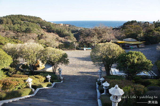 韓國濟洲島旅行【天地淵瀑布】(仙臨橋、五福泉、天帝樓)‧走過仙女橋.祈願五種福份 - yuki.tw