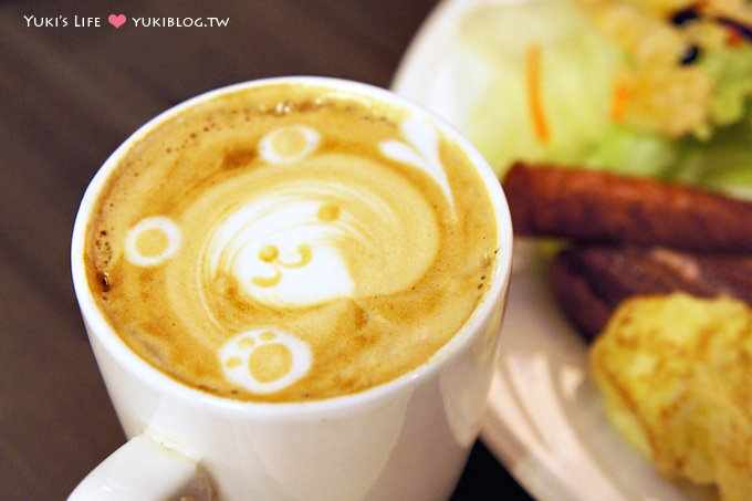 台北美食下午茶┃圖比咖啡‧Tutti cafe ~ 餐點多、可愛拉花拿鐵 @捷運松江南京站 - yuki.tw