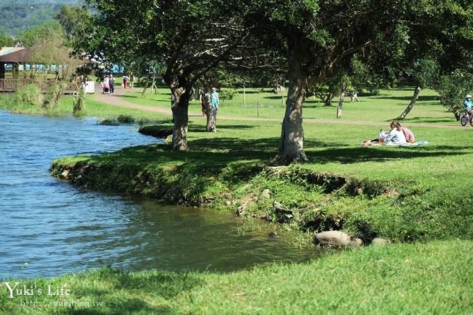 桃園景點【三坑自然生態公園】免費玩水大草坪×野餐親子景點！ - yuki.tw