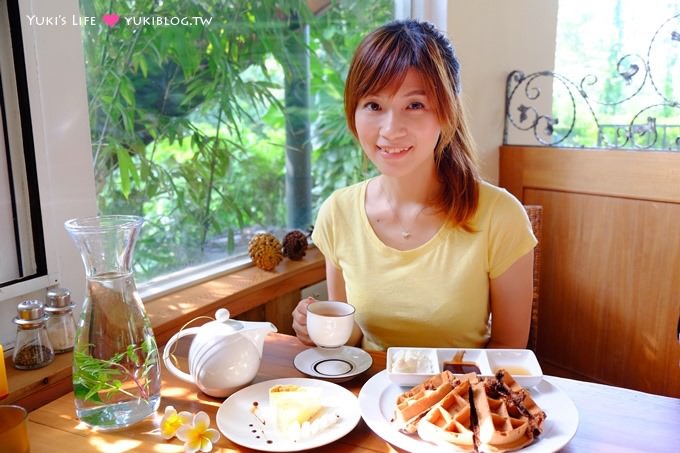 桃園龍潭【山景湖水岸景觀餐廳】下午茶很美味❤婚紗取景祕密花園、大草皮~石門水庫美食 - yuki.tw