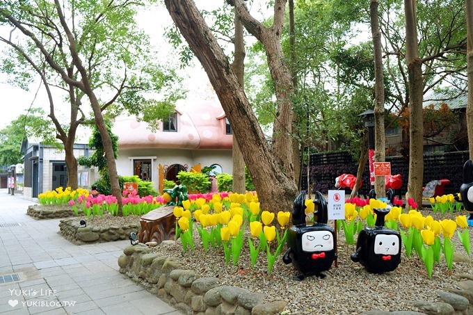 (已閉館)新竹親子景點【竹東動漫園區魔法森林】巨大蘑菇屋拍照散步景點×氣墊溜滑梯 - yuki.tw