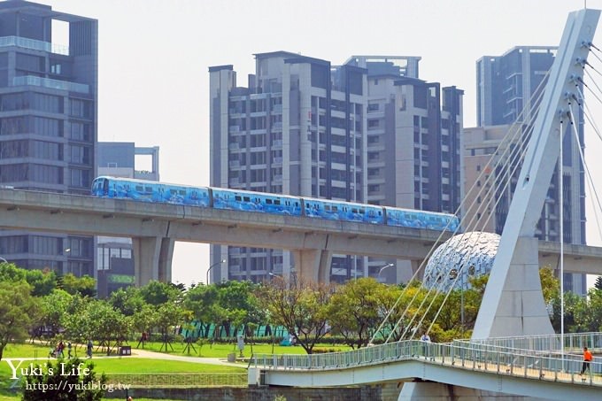 桃園捷運景點【青塘園生態公園】藝術景觀大草皮野餐好去處！(體育園區站) - yuki.tw