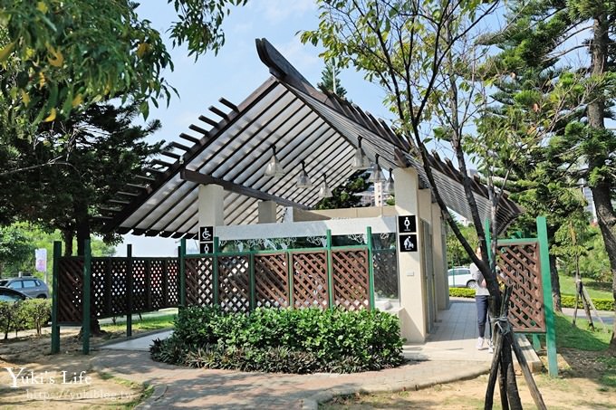 桃園捷運景點【青塘園生態公園】藝術景觀大草皮野餐好去處！(體育園區站) - yuki.tw