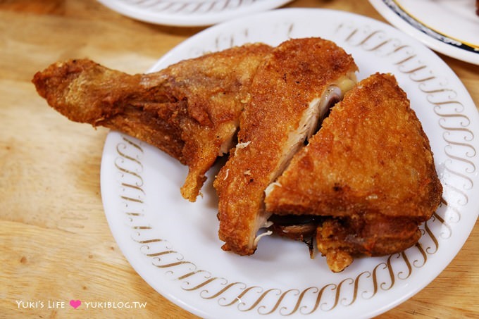 高雄美食【夜上海排骨飯/雞腿飯】吃不膩小吃~甜甜的肉燥很下飯、好大碗湯好便宜! - yuki.tw