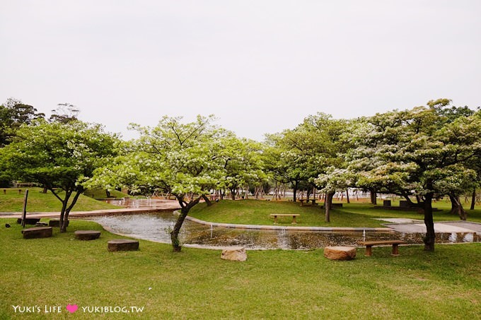 桃園楊梅親子遊【味全埔心牧場】初夏●流蘇雨下的戲水玩水區&小豬賽跑gogo! - yuki.tw