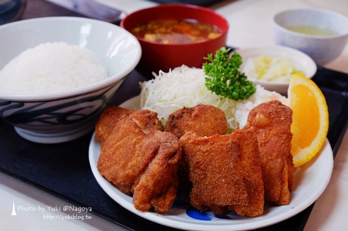 日本名古屋美食〈玉屋麵類食堂〉咖哩烏龍麵&炸雞唐揚定食~大碗平價 @地鐵覺王山 - yuki.tw