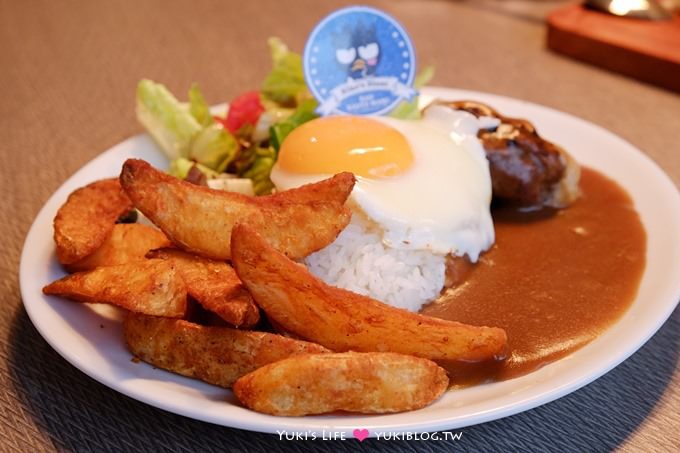 台北東區【Kiko's Diner Sanrio 美式餐廳】夏威夷漢堡排飯專賣店@忠孝敦化站 - yuki.tw