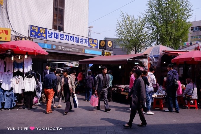 韓國首爾美食【南大門市場】卡梅谷傳統手工包子&mama商場童裝~尋寶好地方 @會賢站 - yuki.tw