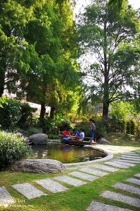 彰化田尾親子景點【全得玫瑰莊園】歐風浪漫建築景觀餐廳×草皮沙坑溜滑梯還能餵魚 - yuki.tw