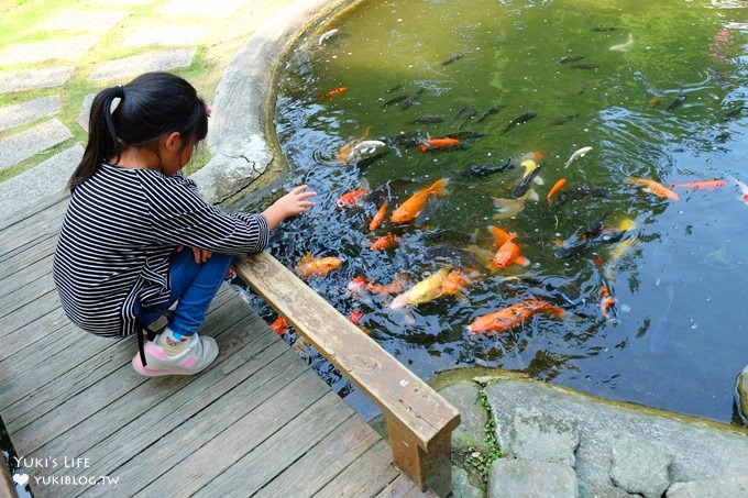 彰化田尾親子景點【全得玫瑰莊園】歐風浪漫建築景觀餐廳×草皮沙坑溜滑梯還能餵魚 - yuki.tw