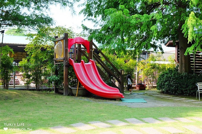 彰化田尾親子景點【全得玫瑰莊園】歐風浪漫建築景觀餐廳×草皮沙坑溜滑梯還能餵魚 - yuki.tw