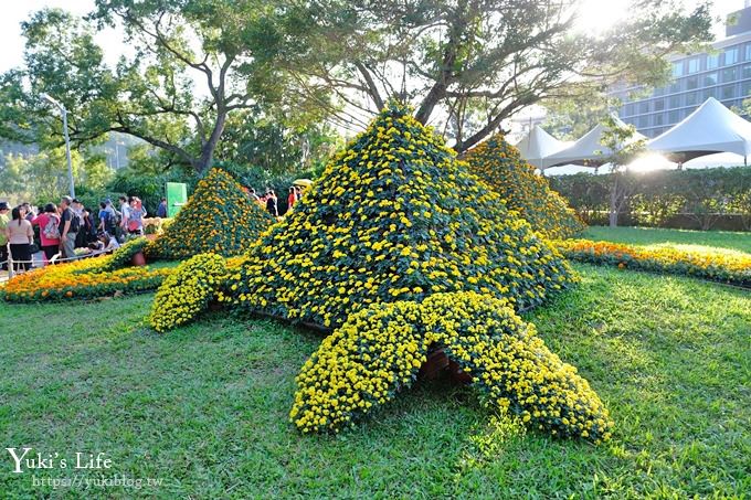 2018士林官邸菊展【菊世遨遊】環遊世界主題免費打卡趣~巴黎艾菲爾鐵塔×長頸鹿鋼琴超好拍~ - yuki.tw