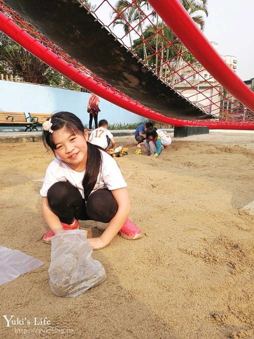 新北景點【佳和公園】大型波浪攀爬網特色公園×無邊際沙池、親子免費好去處！(有停車場) - yuki.tw