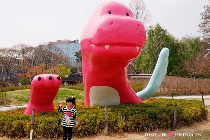 韓國首爾賞櫻景點【兒童大公園】動物園+賞花+遊樂園+野餐~多合一親子遊約會好去處 @兒童大公園站 - yuki.tw