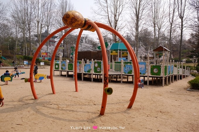 韓國首爾賞櫻景點【兒童大公園】動物園+賞花+遊樂園+野餐~多合一親子遊約會好去處 @兒童大公園站 - yuki.tw