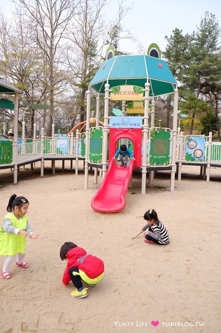 韓國首爾賞櫻景點【兒童大公園】動物園+賞花+遊樂園+野餐~多合一親子遊約會好去處 @兒童大公園站 - yuki.tw