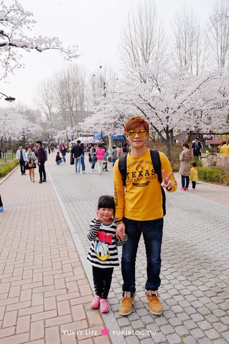 韓國首爾賞櫻景點【兒童大公園】動物園+賞花+遊樂園+野餐~多合一親子遊約會好去處 @兒童大公園站 - yuki.tw