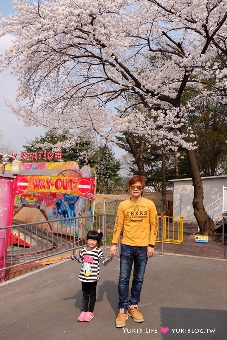 韓國首爾賞櫻景點【兒童大公園】動物園+賞花+遊樂園+野餐~多合一親子遊約會好去處 @兒童大公園站 - yuki.tw