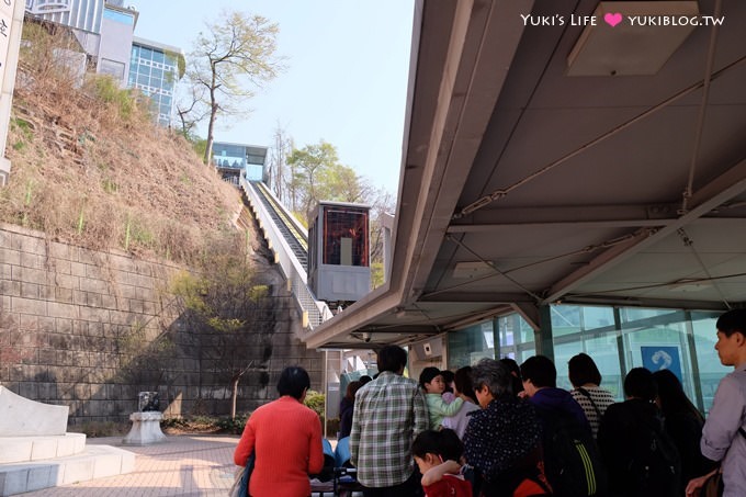 韓國首爾賞櫻景點【首爾塔】賞櫻花、迎春花~ 明洞步行小爬山輕鬆路線.不搭纜車人擠人 - yuki.tw