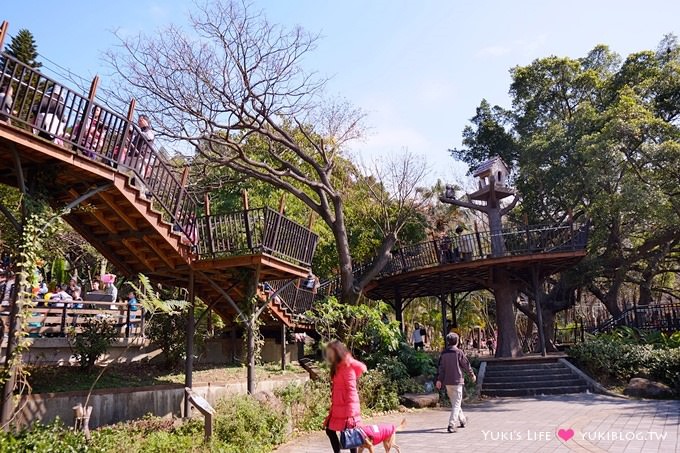 桃園虎頭山【奧爾森林學堂】貓頭鷹樹屋、超大溜滑梯、烤肉、賞櫻花景點 - yuki.tw