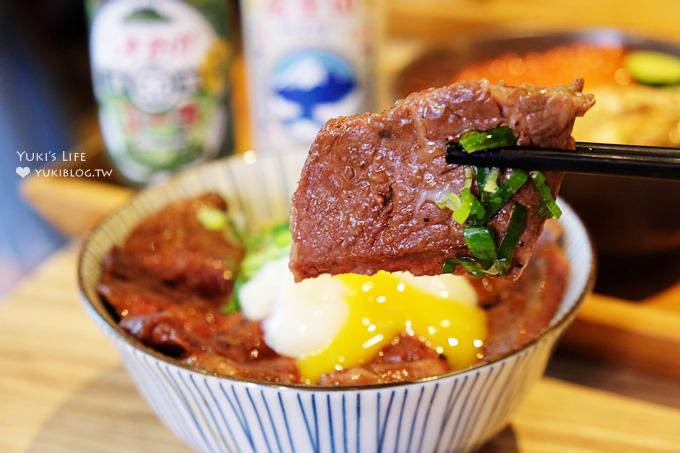 台北美食【滿燒肉丼食堂】超高人氣燒肉飯×水嫩溫泉蛋×丼飯口袋名單又一家(通化店食記/六張犁站) - yuki.tw