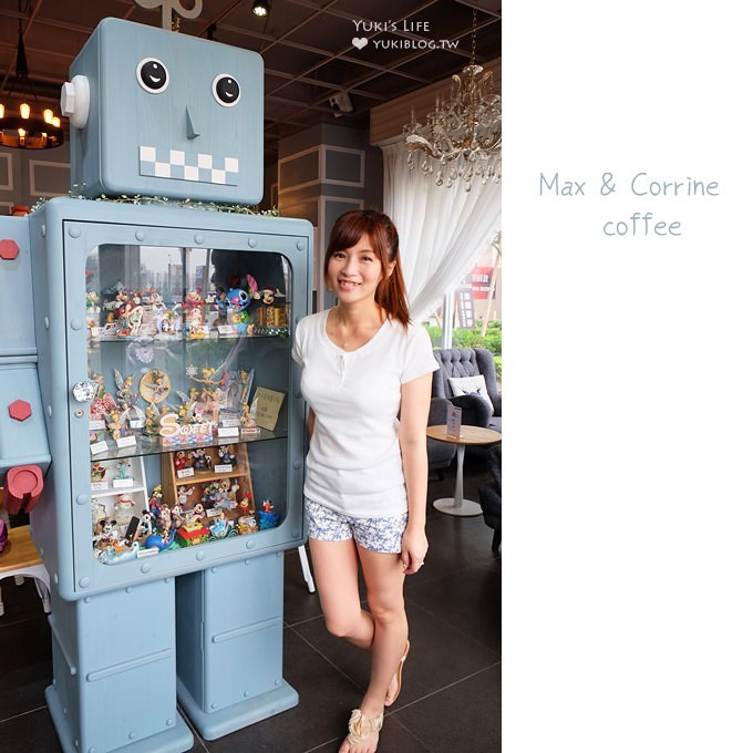 迪士尼機器人餐廳【Max & Corrine coffee】可愛指數爆表的桃園早午餐&下午茶 - yuki.tw