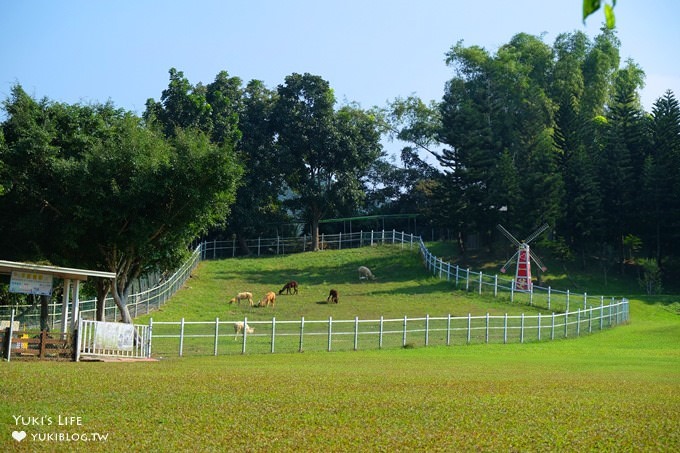 嘉義景點》獨角仙休閒農場，戶外親子好去處，餵動物玩沙下午茶 - yuki.tw