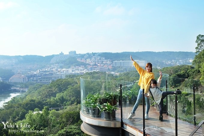 新竹景點【101高山頂景觀餐廳】環狀透明觀景台IG美拍點×青草湖夜景餐廳 - yuki.tw