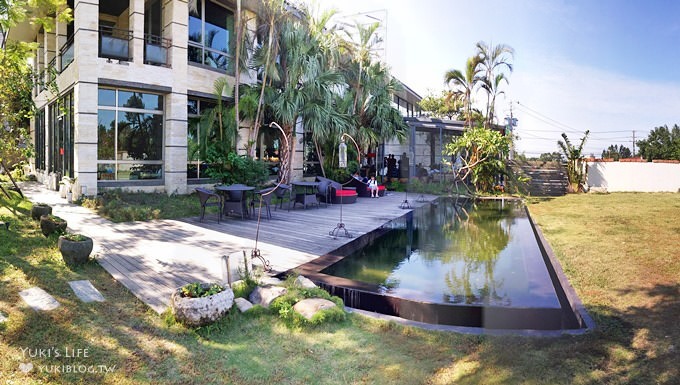 桃園蘆竹美食【NiNi尼尼義大利庭園餐廳】水池草皮南洋風景觀餐廳×餐點大份量CP值高(適合親子、家人聚餐) - yuki.tw