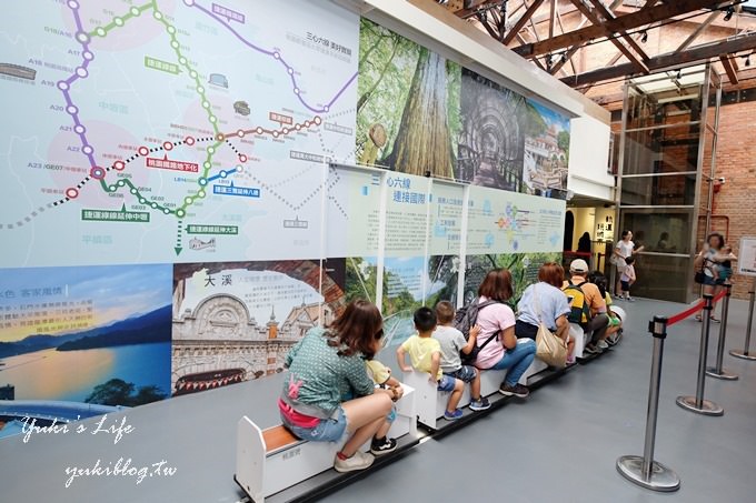 免費！桃園景點【桃園軌道願景館】超強親子景點～搭乘小火車、互動體驗、火車積木（雨天室內景點） - yuki.tw