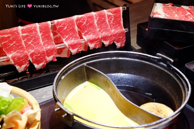 台中美食【春秋戰鍋壽喜燒】冒煙霜降牛吃到飽、噱頭十足所以我來了、千葉火鍋集團(平價無海鮮) - yuki.tw