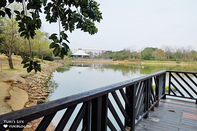 觸菛票！桃園景點【八德埤塘自然生態公園】大草皮親子好去處×池塘美景與可愛動物 - yuki.tw