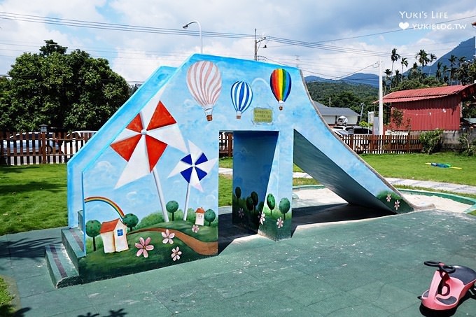 嘉義親子餐廳/親子景點【德蘭日式庭園簡餐】天主教堂幼兒園改建×童趣大象磨石子溜滑梯草皮沙坑(也有室內外遊戲區) - yuki.tw