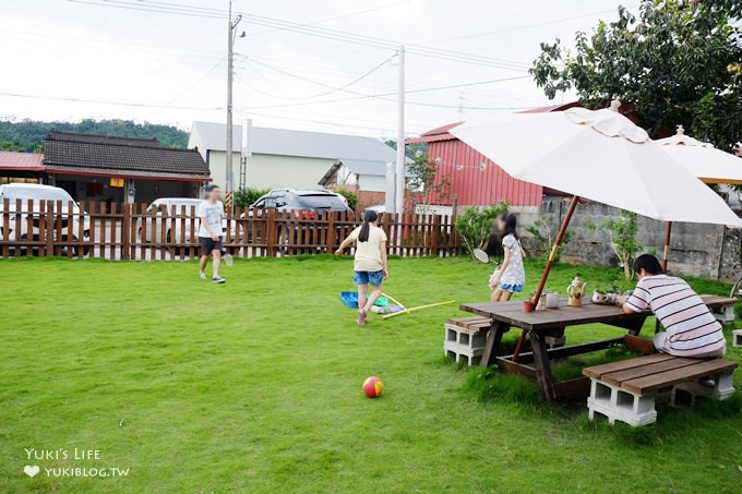 嘉義親子餐廳/親子景點【德蘭日式庭園簡餐】天主教堂幼兒園改建×童趣大象磨石子溜滑梯草皮沙坑(也有室內外遊戲區) - yuki.tw