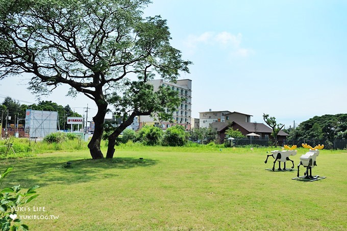 新竹草皮景觀咖啡館【尋路Café】北湖火車站旁獨棟咖啡景觀下午茶(親子吹泡泡景點推薦) - yuki.tw