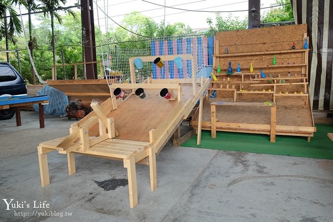 台中景點【公老坪親子餐廳】景觀親子景點、小型動物園、手作遊具隨你玩 - yuki.tw