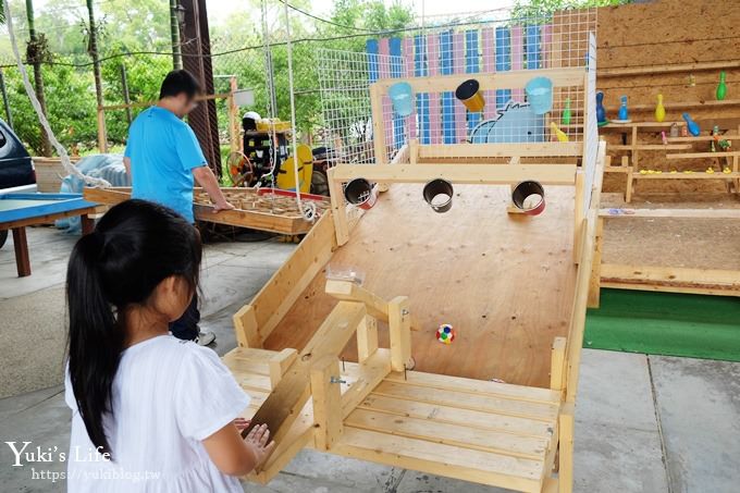 台中景點【公老坪親子餐廳】景觀親子景點、小型動物園、手作遊具隨你玩 - yuki.tw