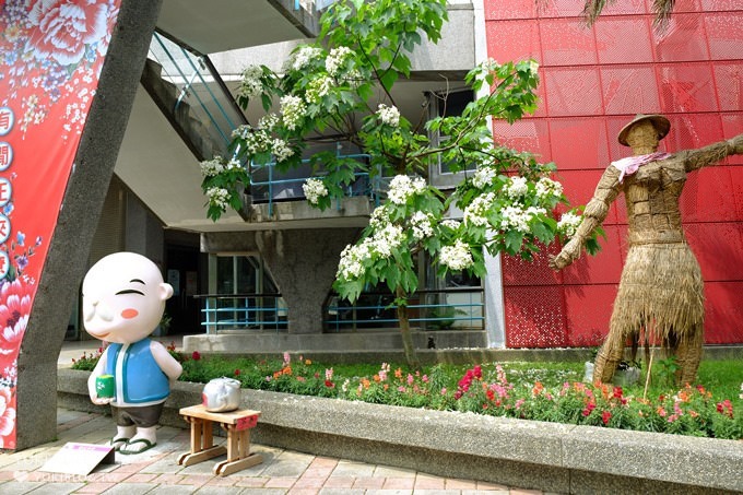 桃園景點【桃園市客家文化館】市區油桐花×桐花祭地景藝術×3D彩繪 - yuki.tw