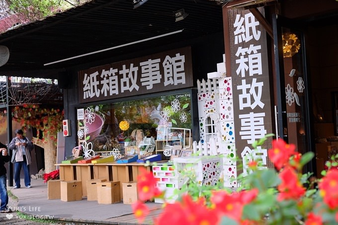 台中親子景點【大坑紙箱王】蘑菇溜滑梯×鐵線空中步道超夢幻(玩水約會景點) - yuki.tw