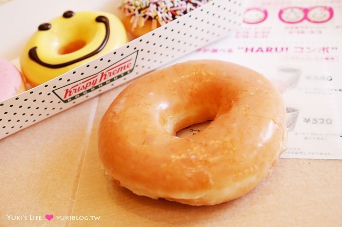 大阪美食【kreme krispy doughnuts】超人氣甜甜圈 @天王寺站Q’s Mall百貨 - yuki.tw