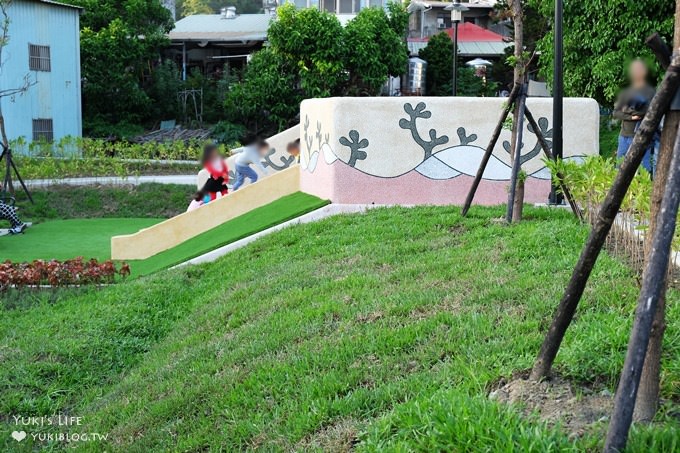 新北免費親子景點┃來百年古蹟『山佳車站』當小小站長~鐵道公園立體彩繪超可愛 - yuki.tw