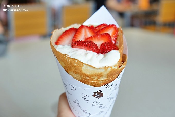 〈機場捷運林口站A9美食〉三井outlet【Crepe&cafe-OrangeCounty台灣店】日本可麗餅~激發少女心❤ - yuki.tw